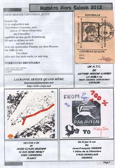 Antonio MORENO GARRIDO, Ferruccio BRUGNARO, Marie-Claude DRUENNE, Jean-François VIGEON. 